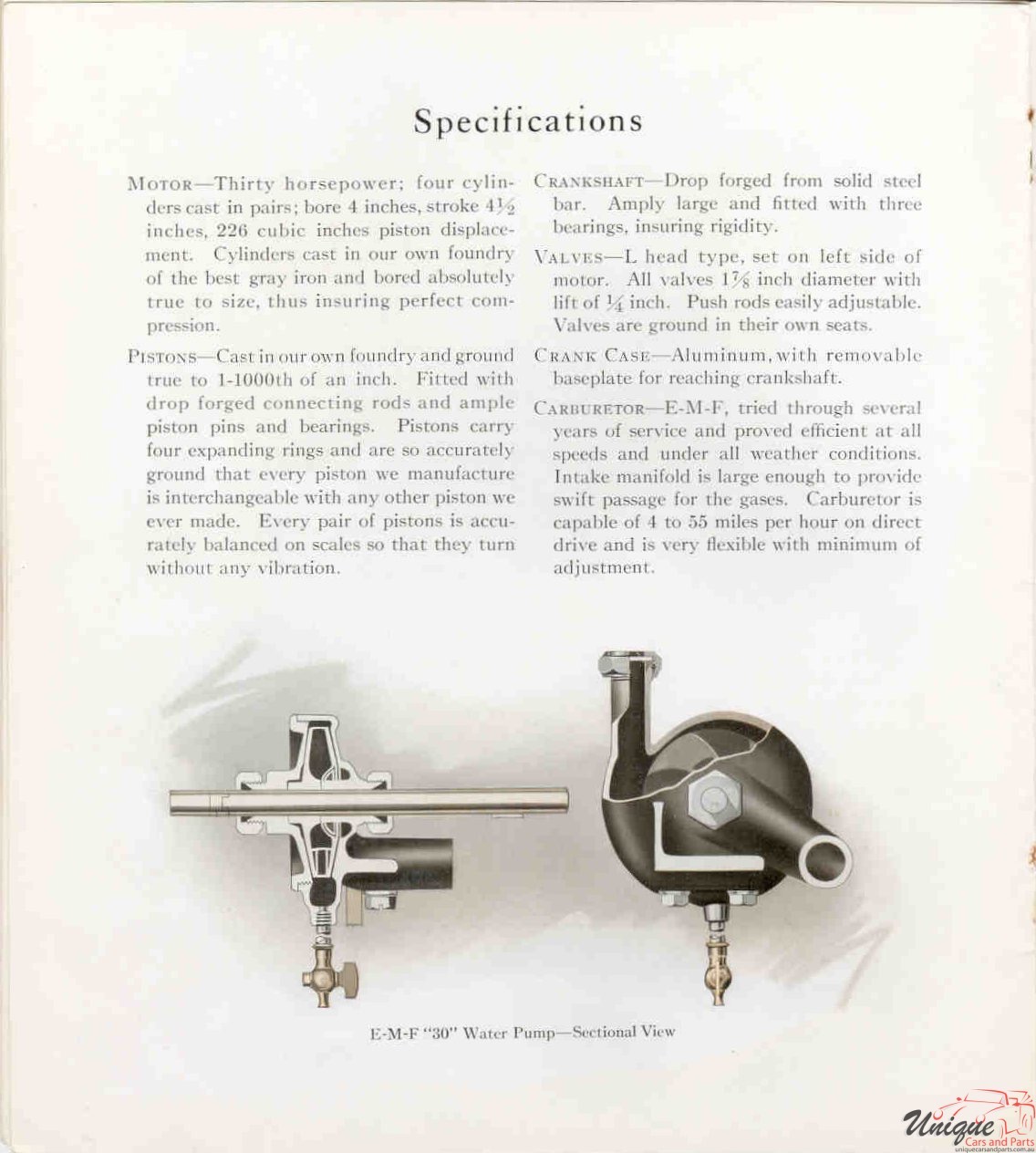 1912 Studebaker E-M-F 30 Brochure Page 4